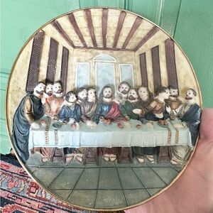 Last Supper Wall Decor Plate